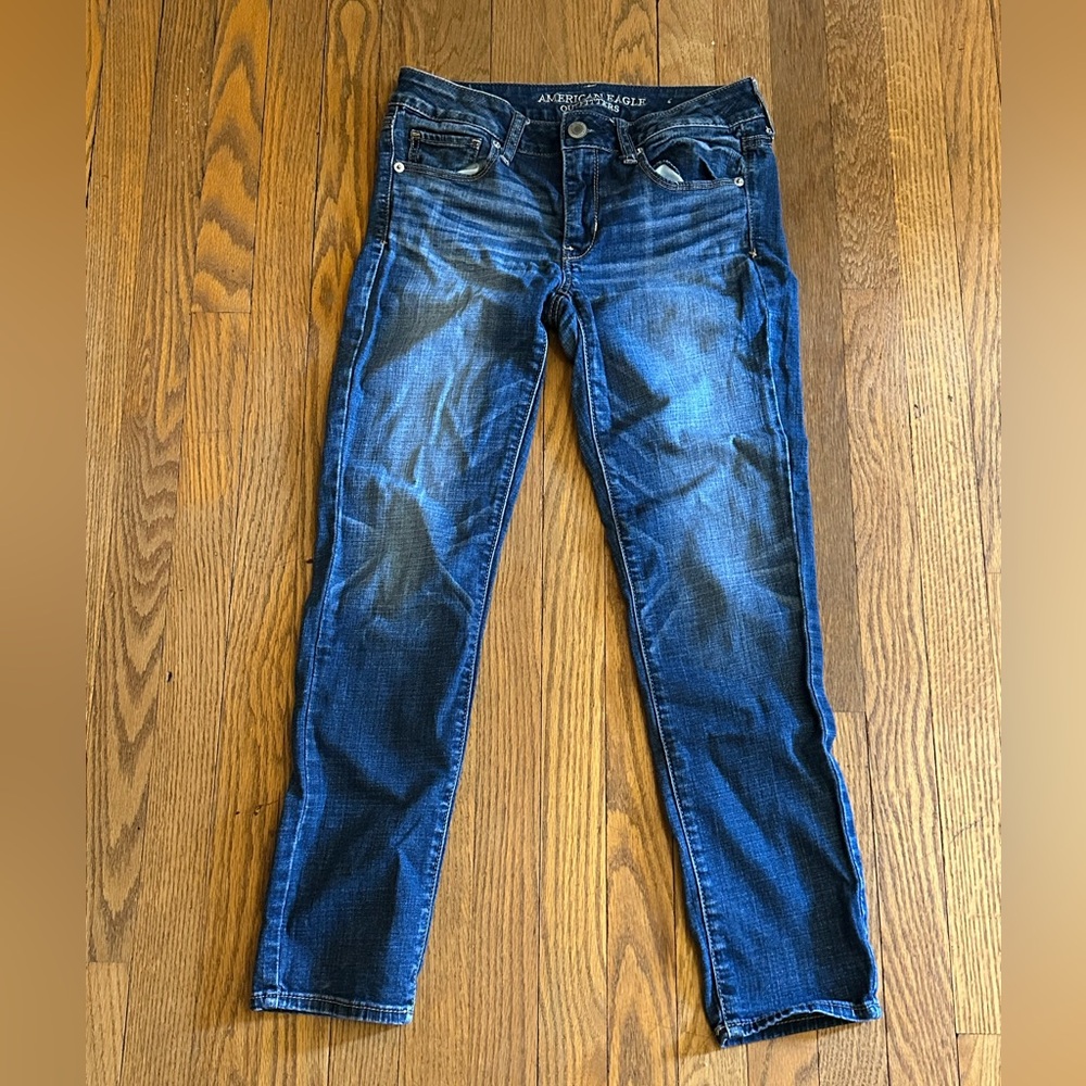American Eagle Outfitters Women's Blue Jeans-6 short